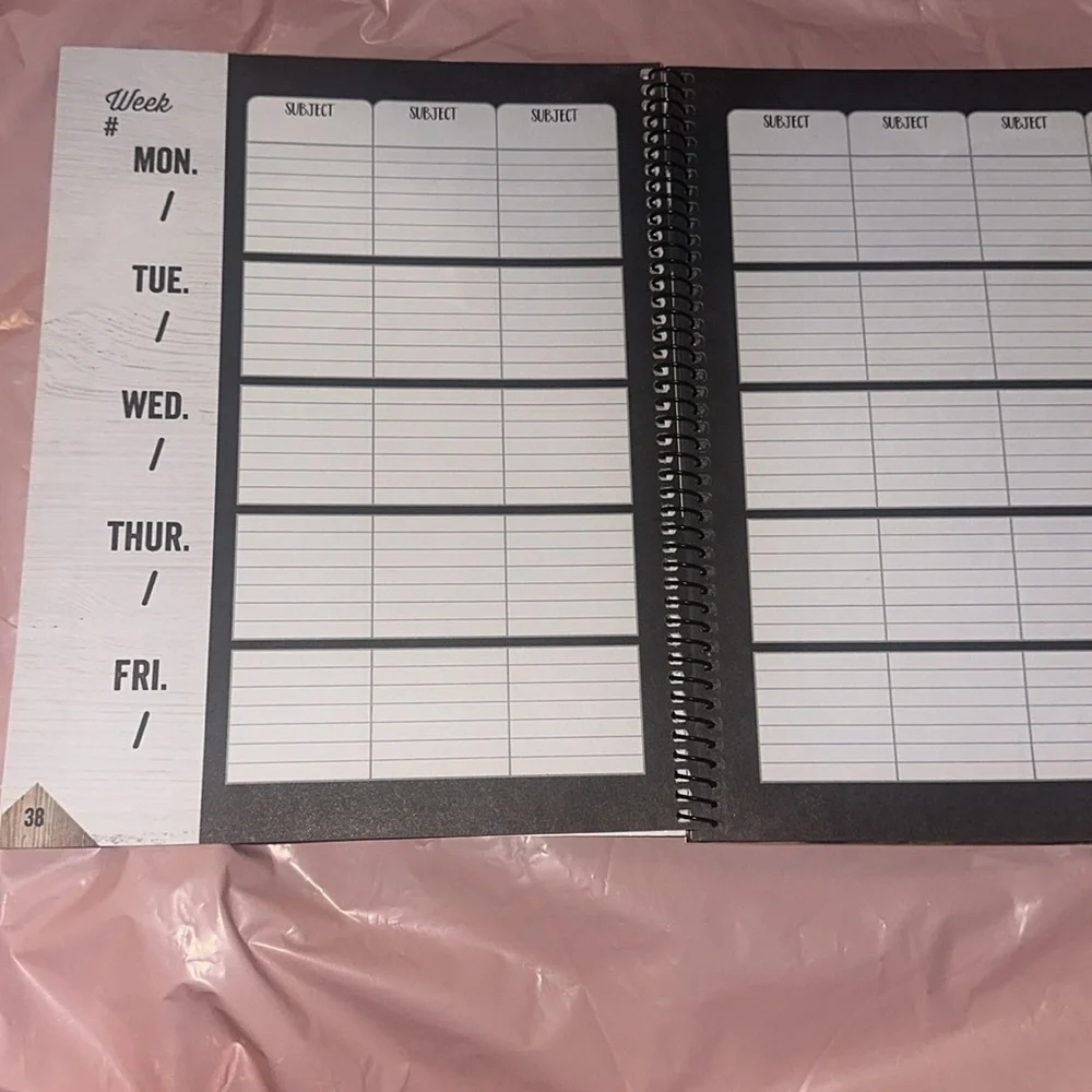 School Girl Teacher Planner Undated - 12 month planner